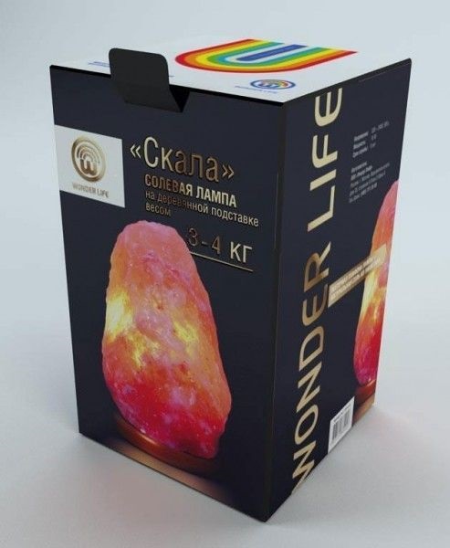 Лампа солевая Wonder Life "СКАЛА" (3-4 кг.)
