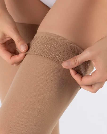 Чулки компрессионные 2 класс, открытый носок, укороченные Ofa Bamberg Classic CO221-MD