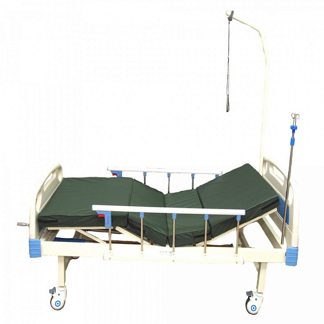 Кровать медицинская ERGOFORSE М2 (двухкривошипная) с матрасом арт.Е-1027