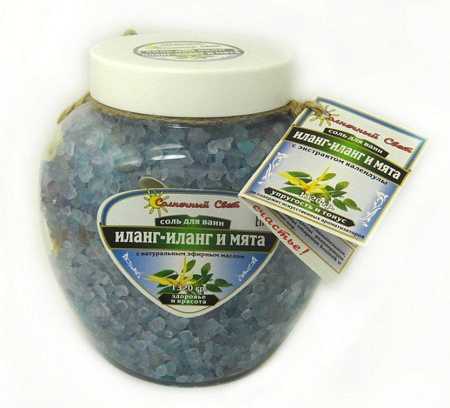 Соль для ванн Иланг-иланг+Мята 1320 гр
