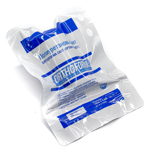 Бинт полиуретановый Orthoforma размер 10 см х 3,6 м